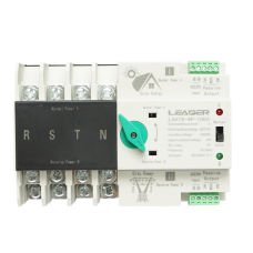 Comutator ATS trifazat 400V Dual Power, separator automat de la panouri fotovoltaice la retea ATS-4P-63A