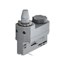3-phase Adapter with strain relief silver Plastic