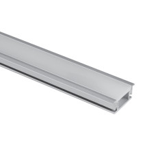 Alu inground profile 7914R/AL+3mm PC opal diffuser IP67, 2m